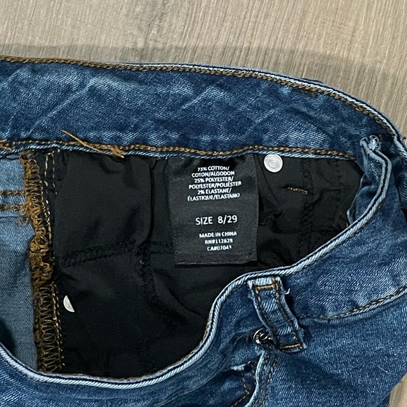 Tahari Chloe Fit Solution Skinny Blue Jeans Denim 27” inseam 8/29 - Picture 6 of 7